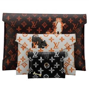 New Louis Vuitton Grace Coddington Cats Pouchettes Bags